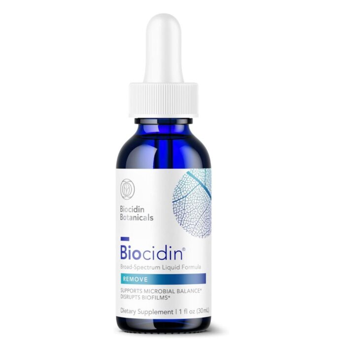 Bio-Botanical Research Biocidin Liquid Formula - Gut Cleanse & Immune Support Supplement - Biofilm Disruptor to Promote Digestive Health & Microbial Balance - 18 Botanical & Essential Oil Blend (1 oz)