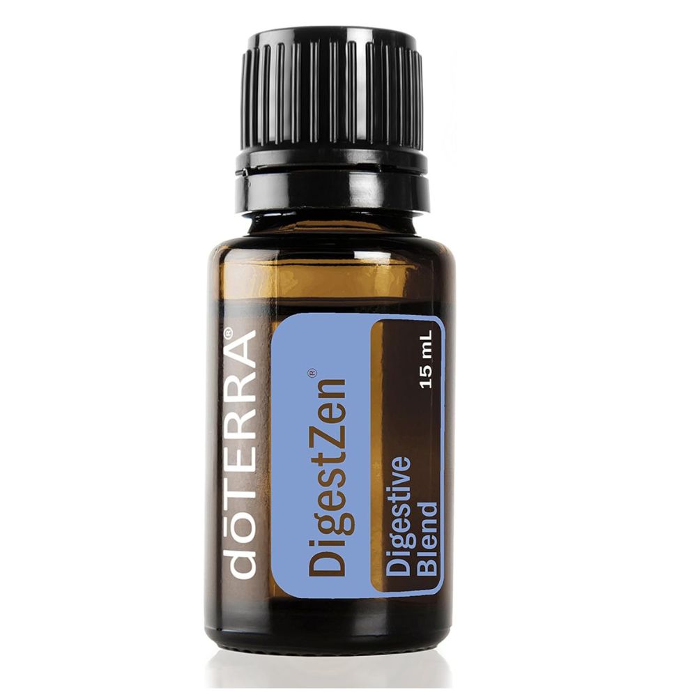doTERRA DigestZen 15ml - Pure Essential Oil Digestive Blend with Peppermint, Ginger