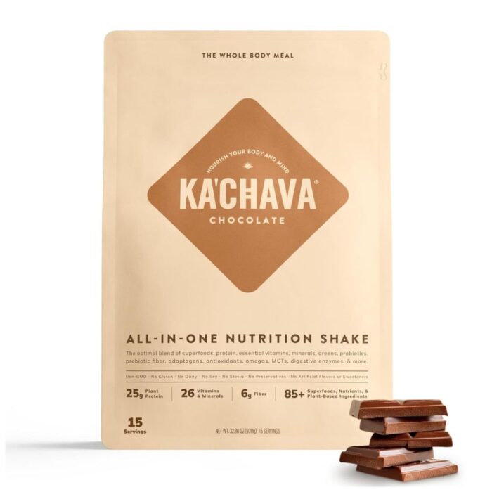 Ka’Chava All-In-One Nutrition Shake Blend, 85+ Superfoods & Nutrients, Meal Replacement, Greens Plant-Based Superfood Powder Protein Drink, Digestive Enzymes - Image 5