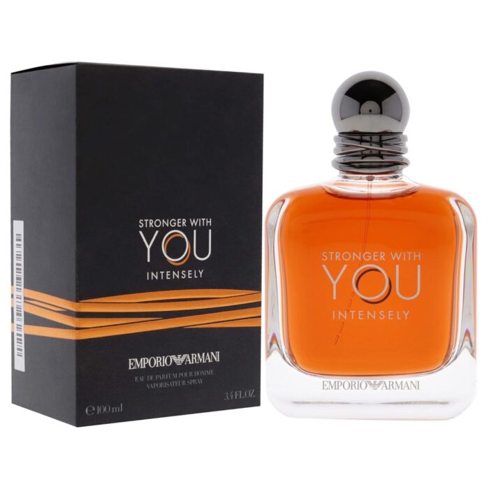 GIORGIO ARMANI Emporio Stronger With You Intensely for Men Eau De Parfum, Clean, 3.4 Fl Oz - Image 2
