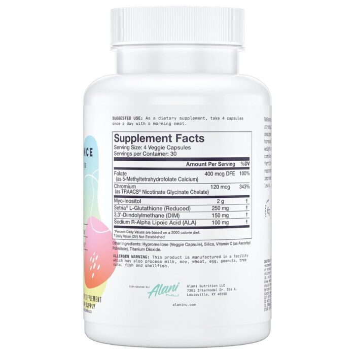 Alani Nu Hormonal Balance, Weight Management Support, Skin Complexion Support, - Image 3