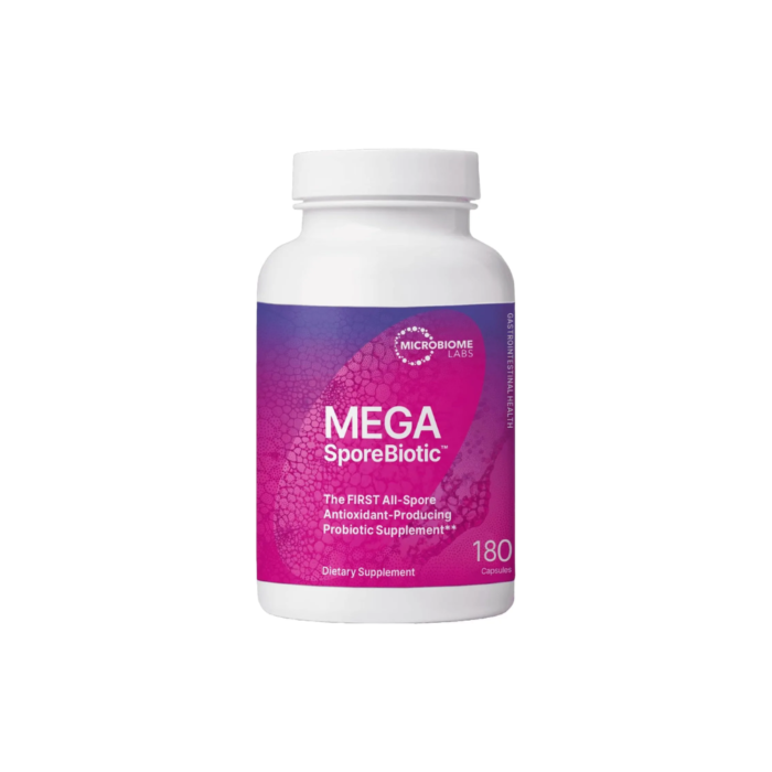 Microbiome Labs MegaSporeBiotic Probiotics – Digestive Support | Wholesale & LOW MOQ Available (60 Capsules)