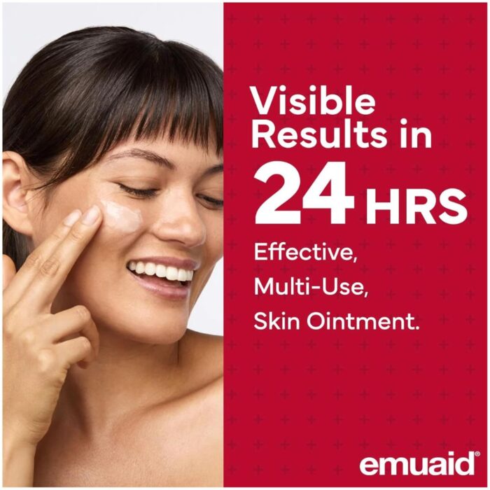 emuaid EMUAIDMAX Ointment for Itchy Skin, Maximum Strength Treatment for Athlete's Foot, Psoriasis, Jock Itch, Rash, Eczema, Cold Sores, Blisters, and Yeast Infection, 2oz - Image 6