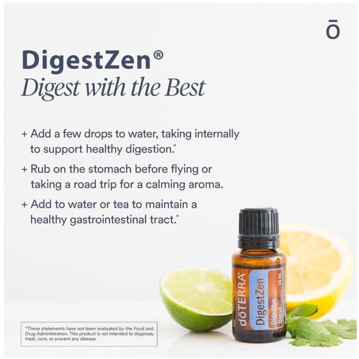 doTERRA DigestZen 15ml - Pure Essential Oil Digestive Blend with Peppermint, Ginger - Image 4