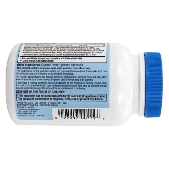 Nutrition Now - PB 8 Pro-Biotic Acidophilus - 120 Capsules (pack of 2) - Image 3