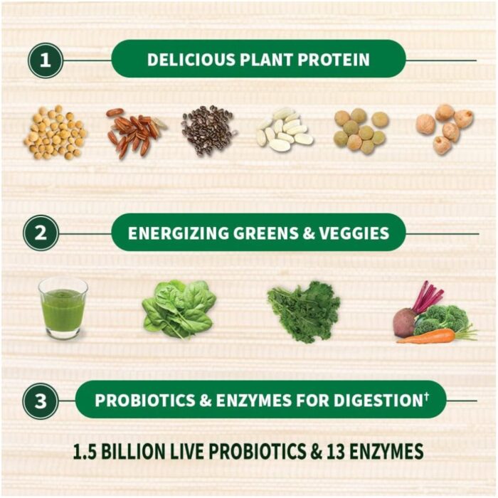 Garden of Life Raw Organic Protein & Greens - Chocolate - Vegan Protein Powder for Women and Men, - Image 3
