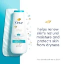 Dove Body Wash Care & Protect Antibacterial 4 Count For All Skin Types Protects from Dryness 20 oz