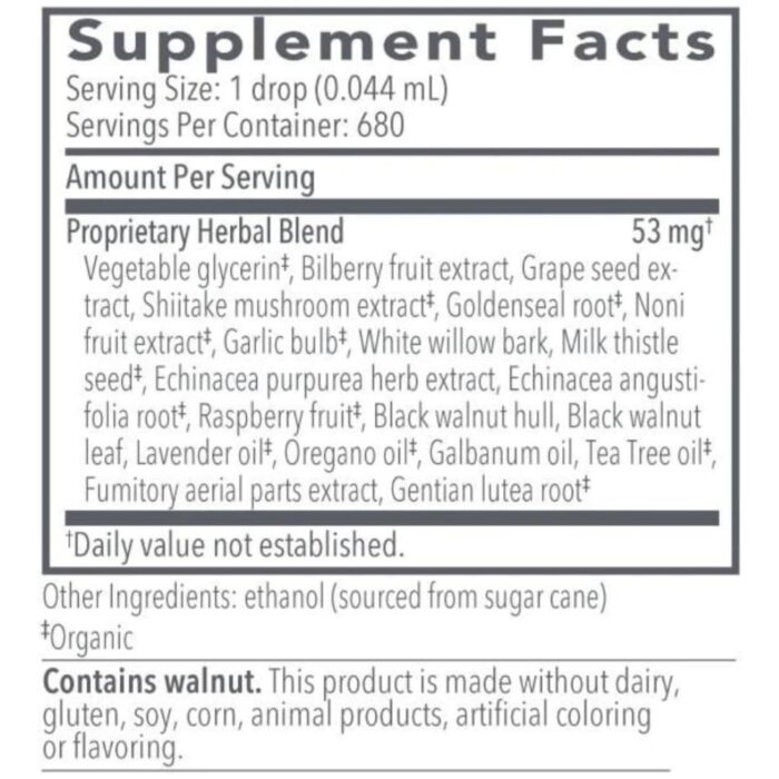 Bio-Botanical Research Biocidin Liquid Formula - Gut Cleanse & Immune Support Supplement - Biofilm Disruptor to Promote Digestive Health & Microbial Balance - 18 Botanical & Essential Oil Blend (1 oz) - Image 3