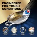Finish Ultimate Plus Infinity Shine Dishwasher Pods, No Pre-Rinse Dishwasher Detergent Tabs with Protector Shield & CycleSync Technology, Removes Burnt-On Stains, Scrubbing Power, Degreases,62 Count