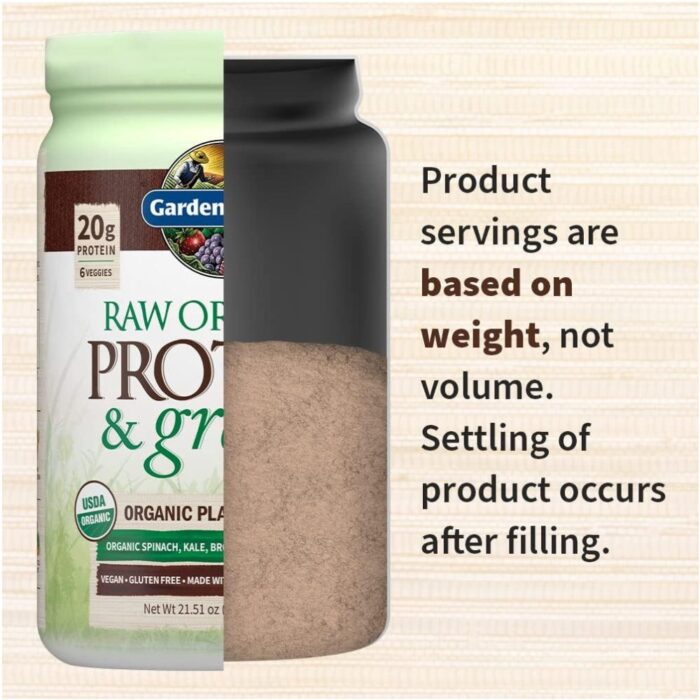 Garden of Life Raw Organic Protein & Greens - Chocolate - Vegan Protein Powder for Women and Men, - Image 4