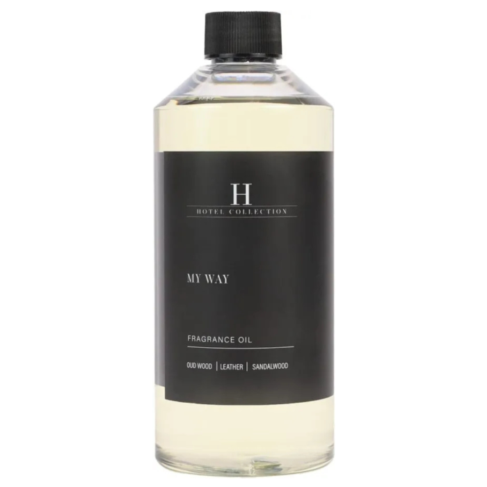 Hotel Collection My Way Essential Oil Scent Luxury Hotel Inspired Aromatherapy Scent Diffuser Oil Lush Sandalwood, Warm Virginia Cedar, and Beautiful Iris 120mL