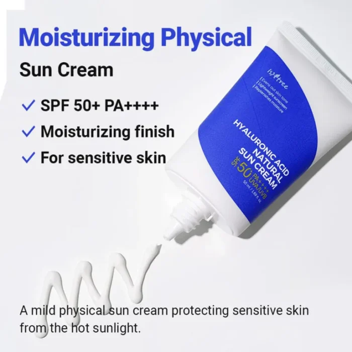 ISNTREE Hyaluronic Acid Natural Suncream - Image 4