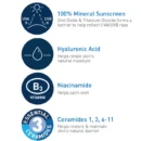 CeraVe Hydrating Face Mineral Sunscreen Lotion SPF 50 for All Skin Types, 2.5 fl oz