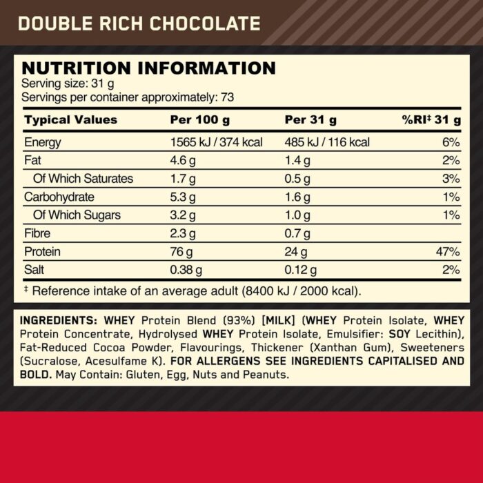 Wholesale Optimum Nutrition Gold Standard Whey Protein Powder - Multiple Flavors - Image 2