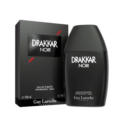 Guy Laroche Drakkar Noir, Iconic Designer Fragrance, Intense & Powerful Eau de Toilette, Fougere Blend & Aromatic Spices, Day and Evening Scent, Long Lasting Mens Cologne,