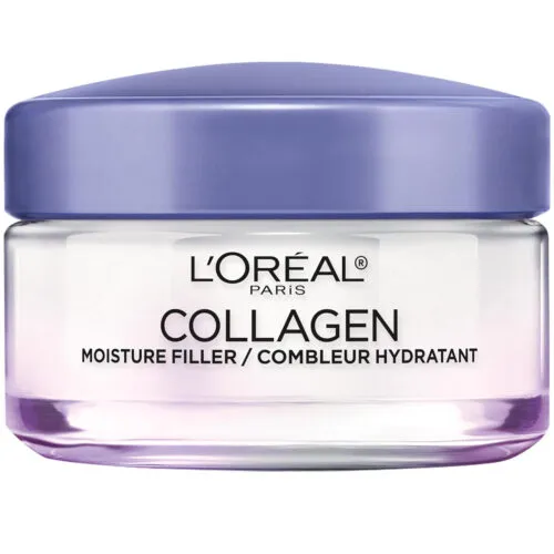L’Oreal Paris Collagen Daily Face Moisturizer, Reduce Wrinkles, Face Cream 3.4 oz