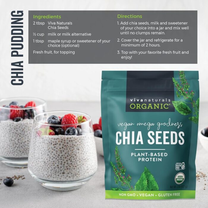 Viva Naturals Chia Seeds | Bulk Wholesale, LOW MOQ - Image 3