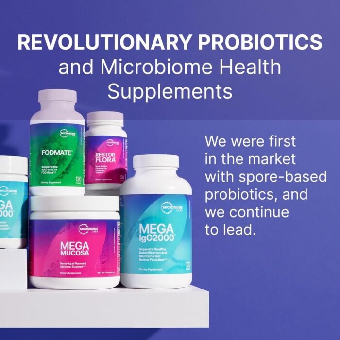 Microbiome Labs MegaSporeBiotic Probiotics – Digestive Support | Wholesale & LOW MOQ Available (60 Capsules) - Image 4
