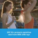 Blue Lizard Sensitive Mineral Sunscreen Spray SPF 50+, Dermatologist-Recommended Brand, Broad-Spectrum UVA/UVB Protection, Water-Resistant, Zinc Oxide Formula, 5 fl oz