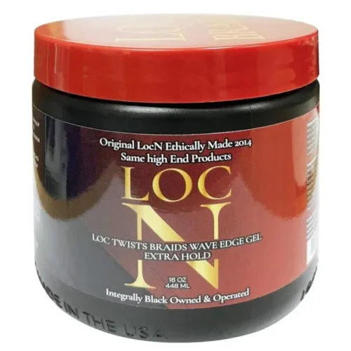 GEL LOC Twists Braids Wave Edge Gel 16 OZ. -Extra Hold
