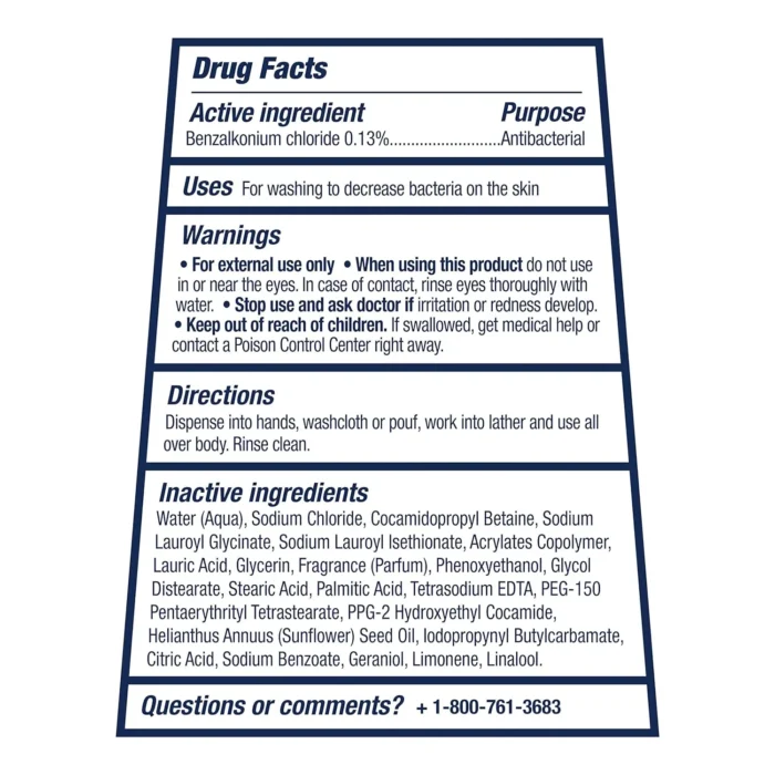 Dove Body Wash Care & Protect Antibacterial 4 Count For All Skin Types Protects from Dryness 20 oz - Image 5