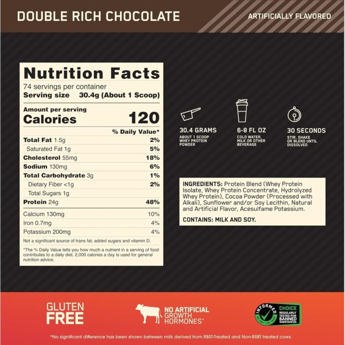 Wholesale Optimum Nutrition Gold Standard Whey Protein Powder - Multiple Flavors - Image 3