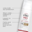 EltaMD UV Clear Tinted Face Sunscreen, SPF 46 Oil- Free Tinted Sunscreen with Zinc Oxide, Dermatologist Recommended Sunscreen, 1.7 oz Pump