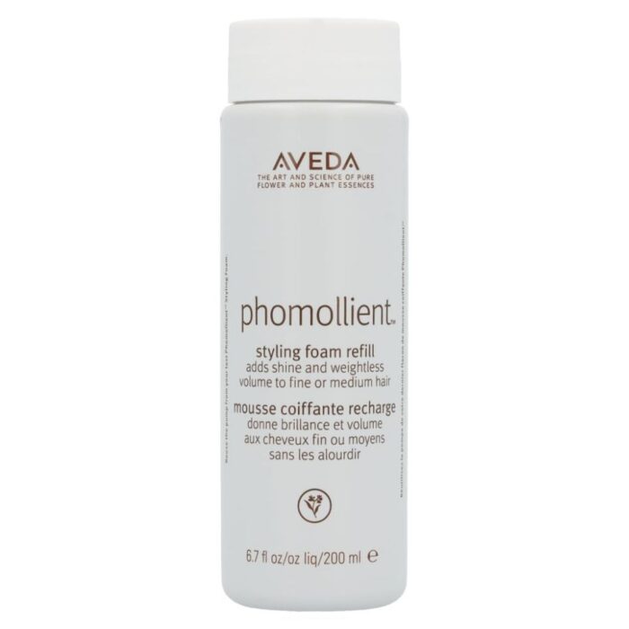 Aveda Phomollient Refill Styling Foam Creates Body and Volume on Fine and Medium Hair.