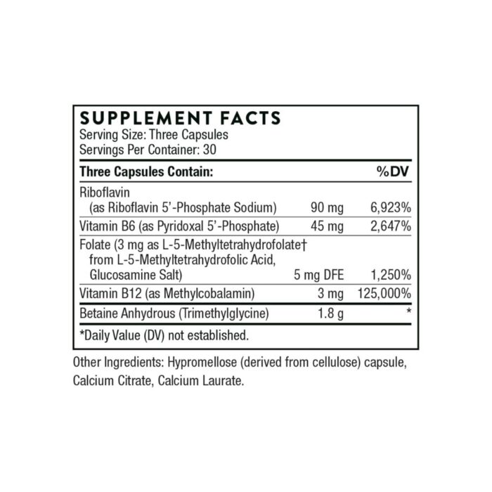 THORNE Methyl-Guard Plus - Active Folate & Vitamins - Wholesale, LOW MOQ - Image 4