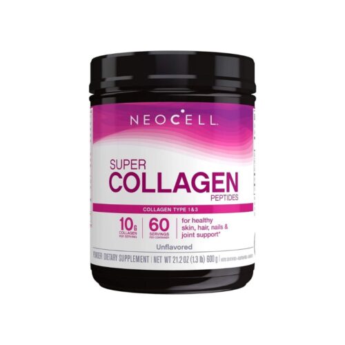 NeoCell Super Collagen Peptides, Grass-Fed Collagen Types 1 and 3, Unflavored, 21.2 Ounces (Package May Vary)