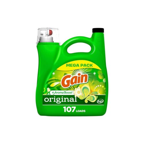 Wholesale Gain + Aroma Boost Laundry Detergent Liquid, Original Scent (107 Loads, 154 fl oz), HE Compatible Laundry Soap, LOW MOQ