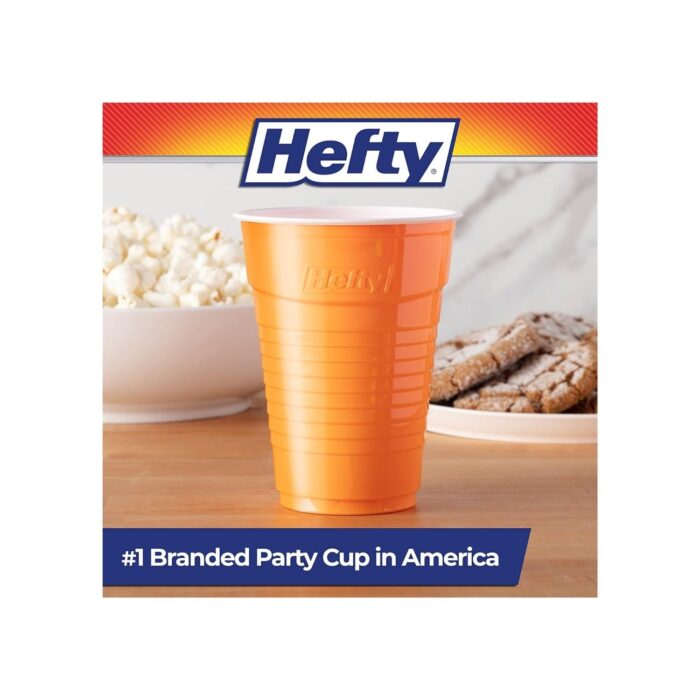 Wholesale Hefty Party On Disposable Plastic Cups, Assorted, 16 Ounce, 100 Count - Low MOQ - Image 3