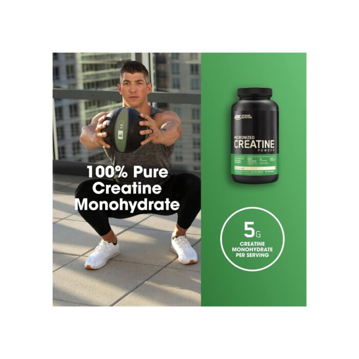 LOW MOQ Wholesale Optimum Nutrition Micronized Creatine Monohydrate Powder - 60 Servings - Image 4