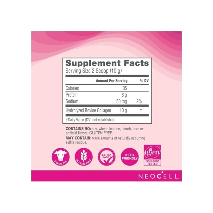 NeoCell Super Collagen Peptides, Grass-Fed Collagen Types 1 and 3, Unflavored, 21.2 Ounces (Package May Vary) - Image 4