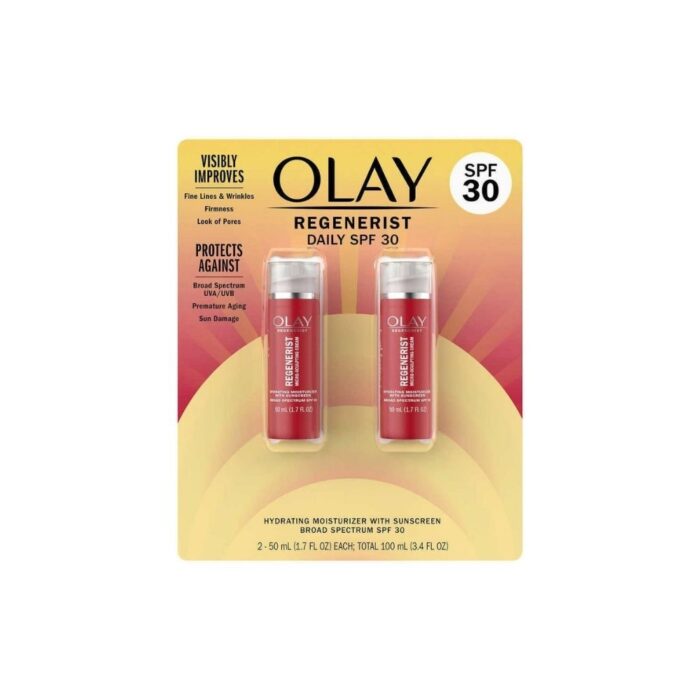 Olay Face Moisturizer Regenerist Microsculpting Cream With SPF 30 Sunscreen for Advanced Anti-Aging, 1.7 Fluid Ounce (Pack of 2) - Image 3