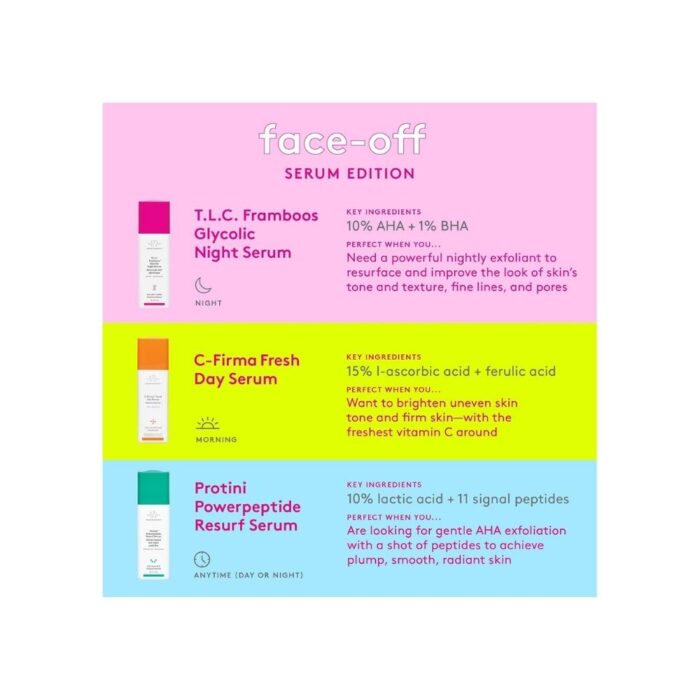 Drunk Elephant T.L.C. Framboos Glycolic Night Serum - Skin Care Brightening Night Serum. Repackaging (30 mL / 1 Fl Oz) - Image 4
