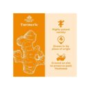 ORGANIC INDIA Turmeric Curcumin with Black Pepper - Organic Turmeric Supplement and Curcumin Supplement, Turmeric Capsules, Joint Support & Immune System Support, Whole Root, Trikatu - 180 Capsules