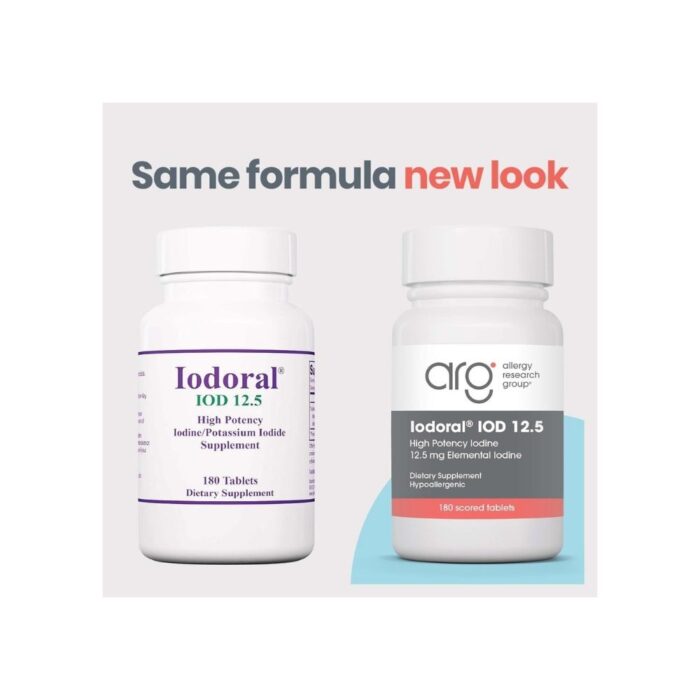 Optimox Iodoral 12.5 mg – Iodine Supplements for Thyroid Support, Potassium Iodide Tablets, Lugol Solution, Daily Vitamins and Minerals, High Potency Iodine Tablets – 180 Tablets 1-Pack - Image 3