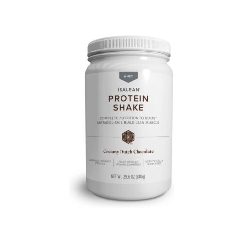 IsaLean Protein Shake - Complete Superfood Meal Replacement Shake for Maintaining Healthy Weight and Lean Muscle Growth with 24 Vitamins and Minerals - 28.1 oz - 14 Meal Canister (Creamy Dutch Chocolate) - Canister