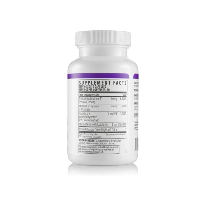 bioTE Nutraceuticals - Methyl Factors+ - Circulation + Mood (90 Capsules) - Image 3