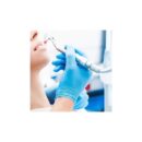 Basic Medical Blue Nitrile Exam Gloves, Latex-Free & Powder-Free Food-Safe House Cleaning Disposable Glove (1000 Pcs)
