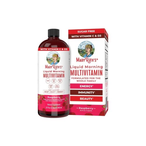 MaryRuth Organics Multivitamin for Women Men & Kids | Vegan, Sugar Free | Womens Multivitamin & Multimineral | Beauty & Energy Women's Multivitamin | Non-GMO | 32 Fl Oz