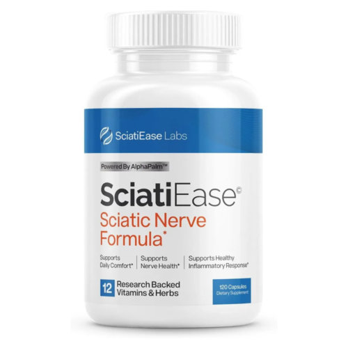 Sciatic Nerve Health Support Supplement - Nerve Support Formula with AlphaPalm, Pea, Vitamin B Complex, Alpha Lipoic Acid 300mg