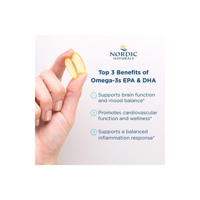 Nordic Naturals Ultimate Omega 2X, Lemon Flavor - 120 Soft Gels - 2150 mg Omega-3 - High-Potency Omega-3 Fish Oil with EPA & DHA - Promotes Brain & Heart Health - Non-GMO - Image 5
