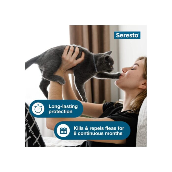 Seresto Cat Vet-Recommended Flea & Tick Treatment & Prevention Collar for Cats | 8 Months Protection - Image 4