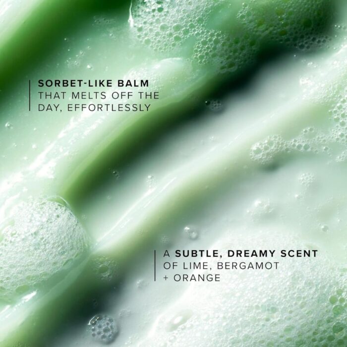 Farmacy Makeup Remover Cleansing Balm - Green Clean Waterproof Makeup Remover + Oil Based Cleanser - Gentle Exfoliating Double Cleanser - Melts From Balm to Milky Lather (100ml) - Image 3