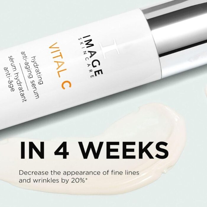IMAGE Skincare, VITAL C Hydrating Face Serum, with Vitamin C and Hyaluronic Acid, to Brighten, Tone and Smooth Appearance of Wrinkles, 1.7 fl oz - Image 5