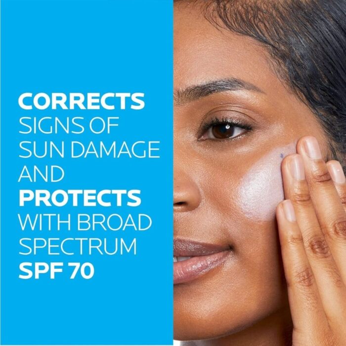 La Roche-Posay Anthelios UV Correct Sunscreen Moisturizer SPF 70, Daily Anti-Aging Face Moisturizer with Niacinamide to Even Skin Tone & Fine Lines - Image 5