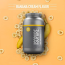 Isopure Zero Carb 100% Pure Whey Isolate Protein Powder, Lactose Free, Gluten Free, With Vitamins, Banana Cream, 25g Protein Per Serving, 3 Lbs, 44 Servings