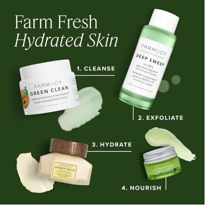Farmacy Makeup Remover Cleansing Balm - Green Clean Waterproof Makeup Remover + Oil Based Cleanser - Gentle Exfoliating Double Cleanser - Melts From Balm to Milky Lather (100ml) - Image 2